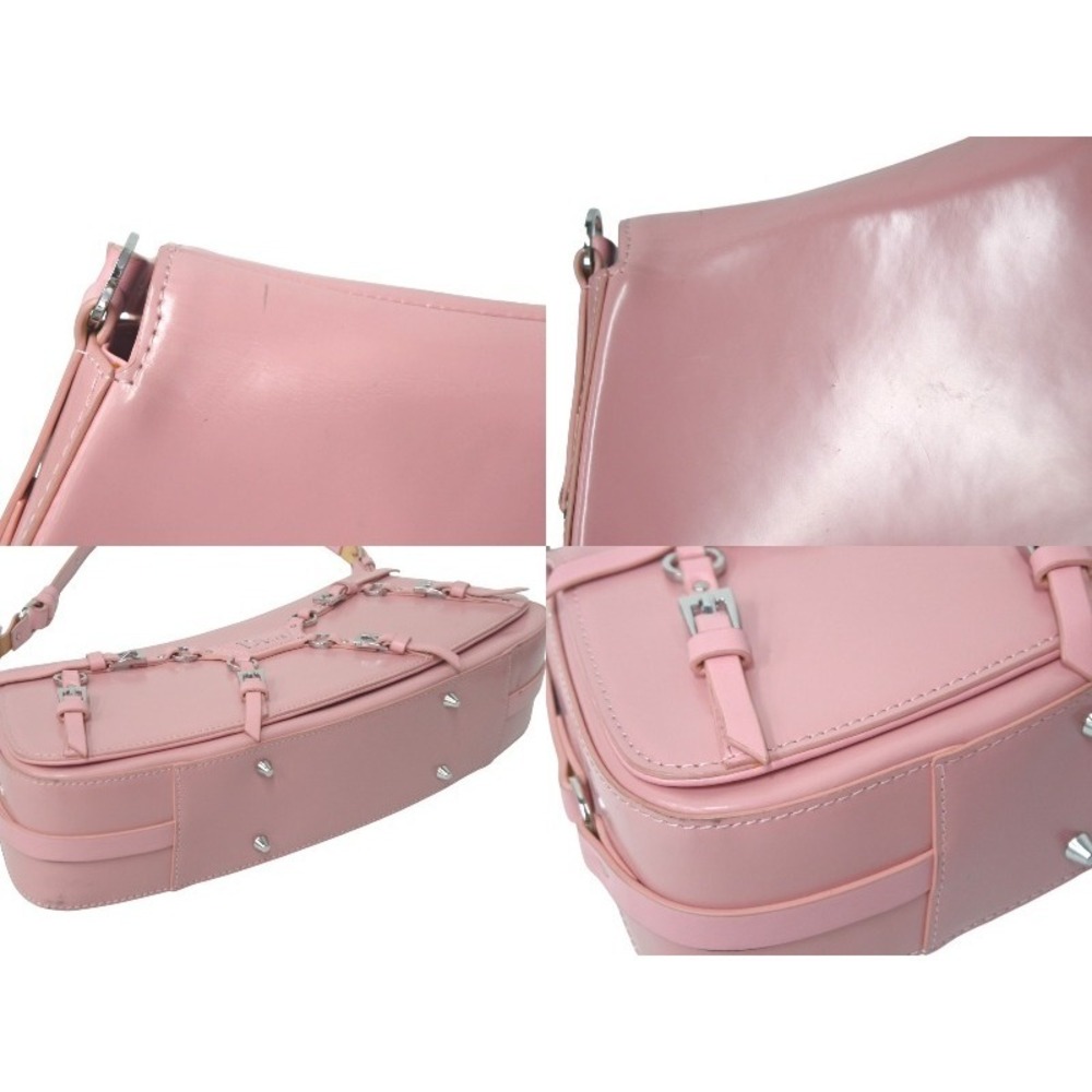 Dior Christian handbag patent pink era Galliano leather - Picture 7 of 10